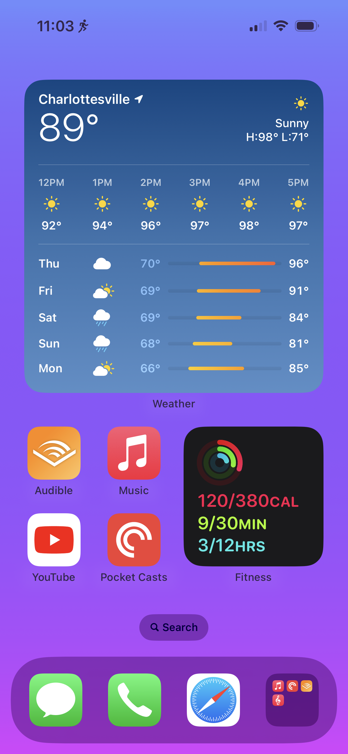 My Fitness Focus Mode